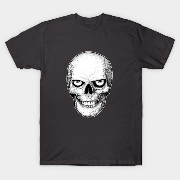 Skullie T-Shirt by Miskatonic